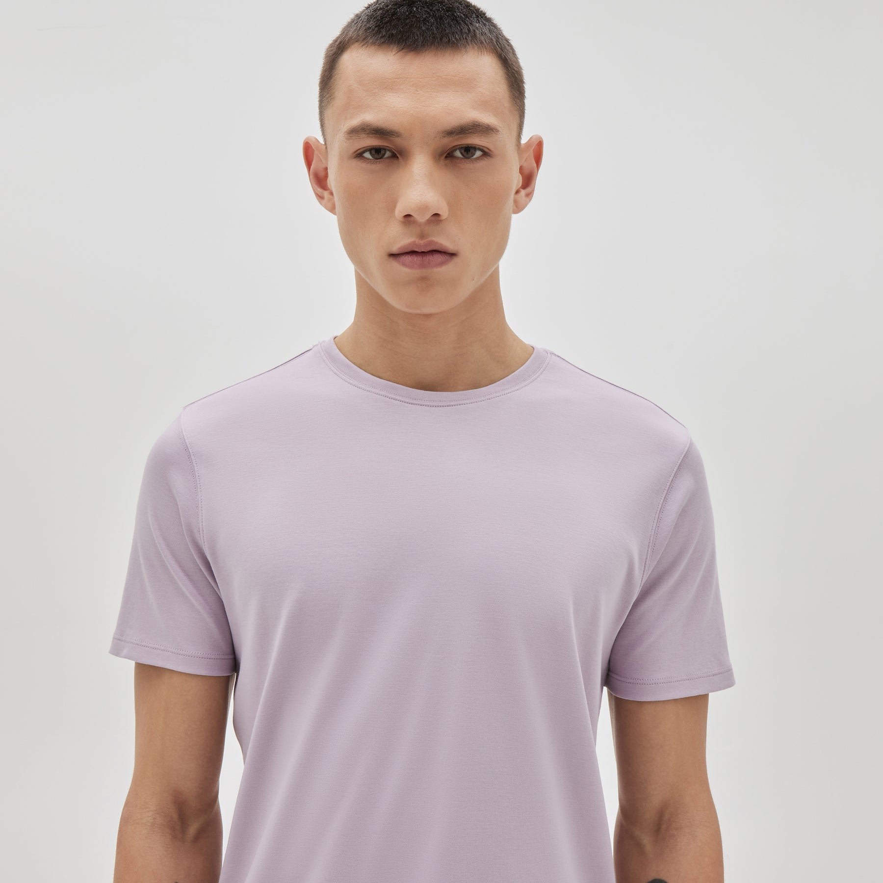 T-Shirt col rond pour homme par Robert Barakett | 23336/Georgia Rose Clair/Light Pink| Boutique Vvög, vêtements mode pour homme et femme