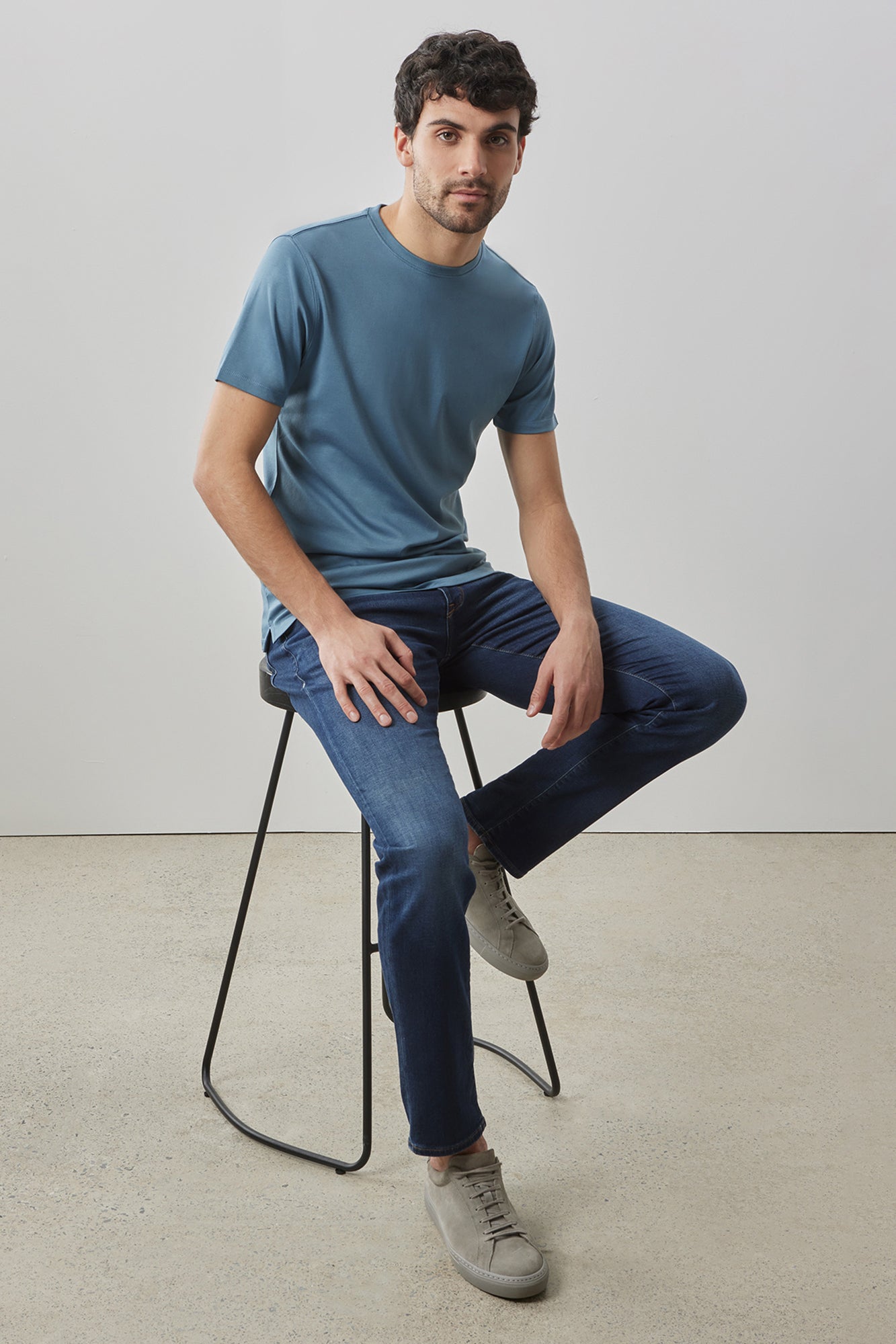 T-shirt à manches courtes pour homme par Robert Barakett | 23336 Georgia Océan | Boutique Vvög, vêtements mode pour homme et femme
