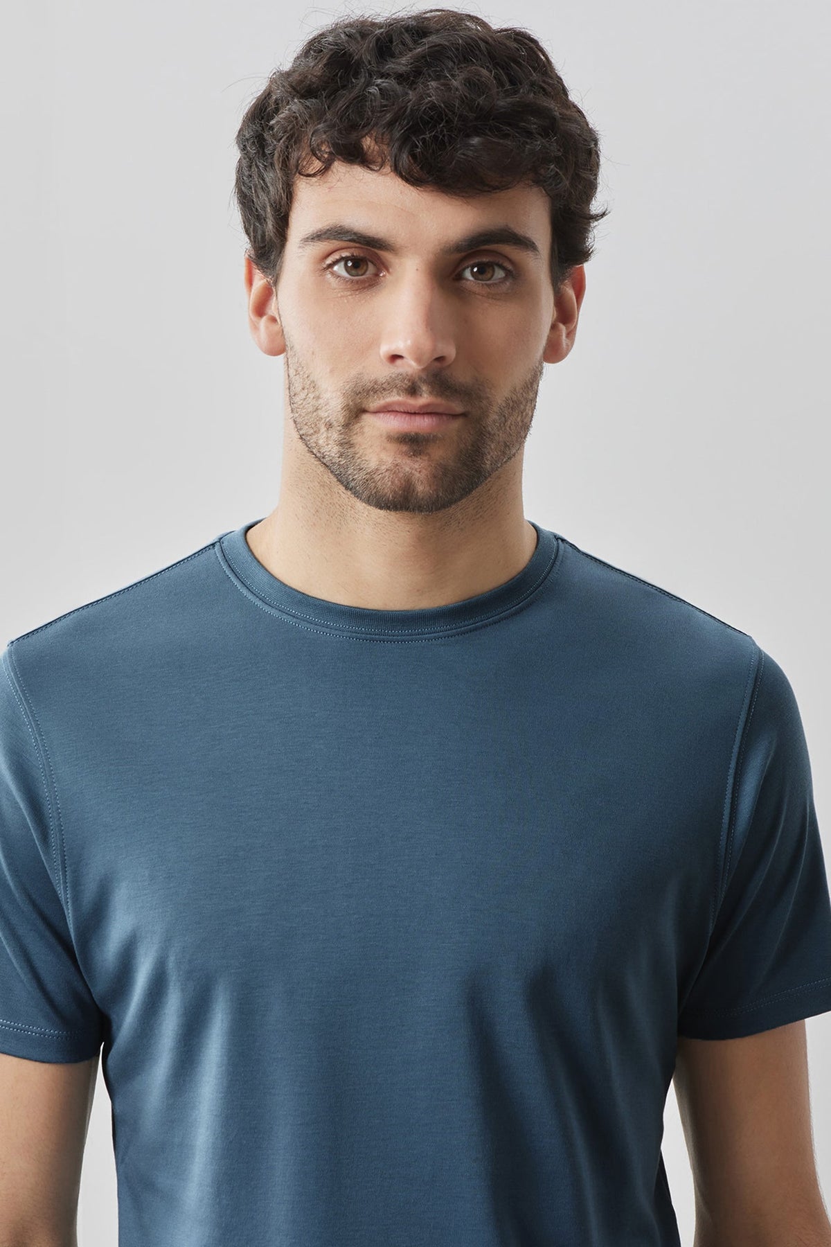 T-Shirt pour homme par Robert Barakett | Georgia 23336 Bleu Orion | Boutique Vvög, vêtements mode pour homme et femme