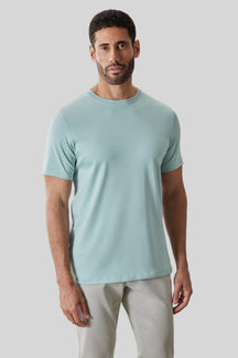 T-Shirt pour homme par Robert Barakett | 23336 Georgia Brume Aquatique | Boutique Vvög, vêtements mode pour homme et femme