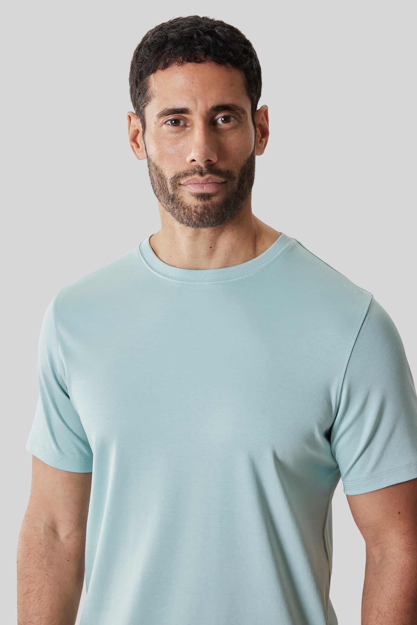 T-Shirt pour homme par Robert Barakett | 23336 Georgia Brume Aquatique | Boutique Vvög, vêtements mode pour homme et femme