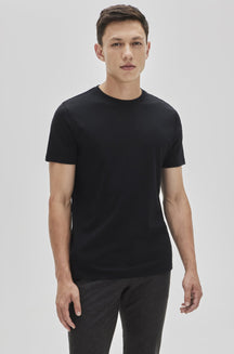 T-shirt à manches courtes pour homme par Robert Barakett | 23336 Georgia Noir | Boutique Vvög, vêtements mode pour homme et femme