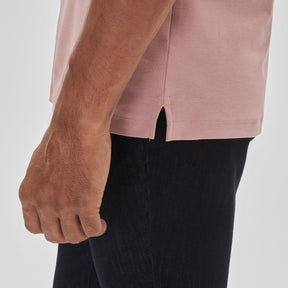 T-shirt à manches courtes pour homme par Robert Barakett | 23336 Georgia Corail | Boutique Vvög, vêtements mode pour homme et femme