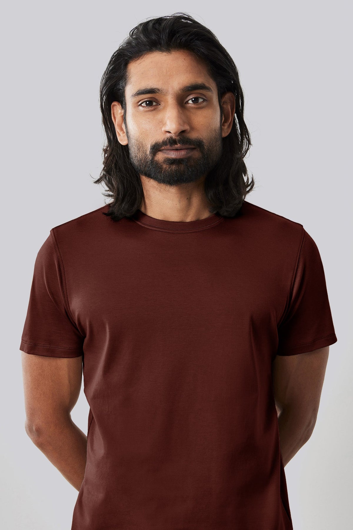 T-Shirt pour homme par Robert Barakett | Georgia 23336 Rouge Foncé | Boutique Vvög, vêtements mode pour homme et femme