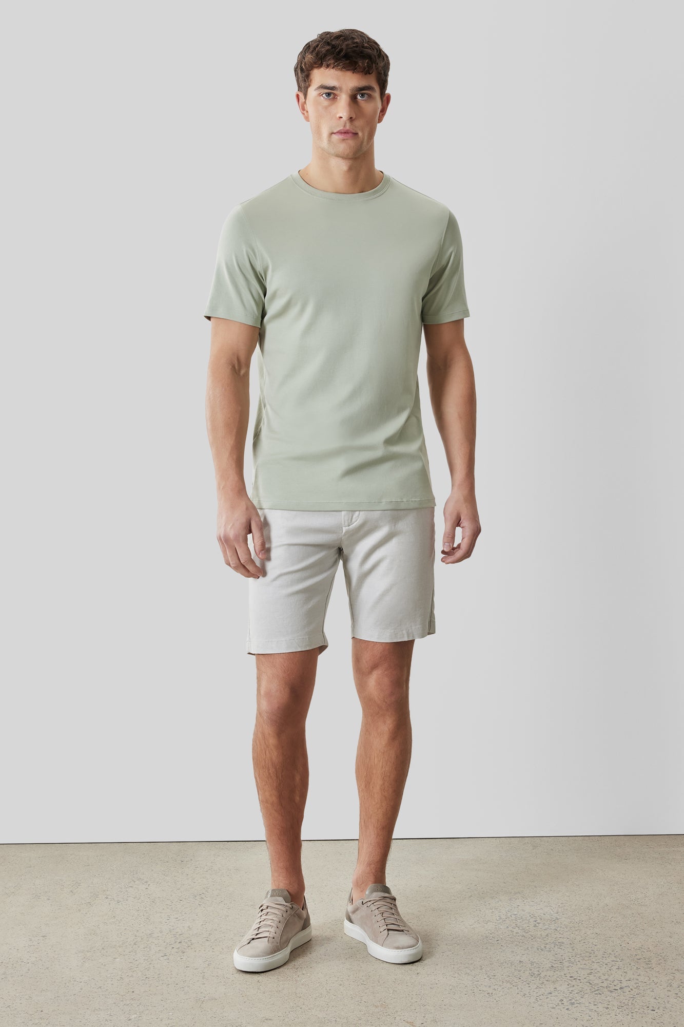 T-Shirt pour homme par Robert Barakett | 23336 Georgia Vert Désert | Boutique Vvög, vêtements mode pour homme et femme