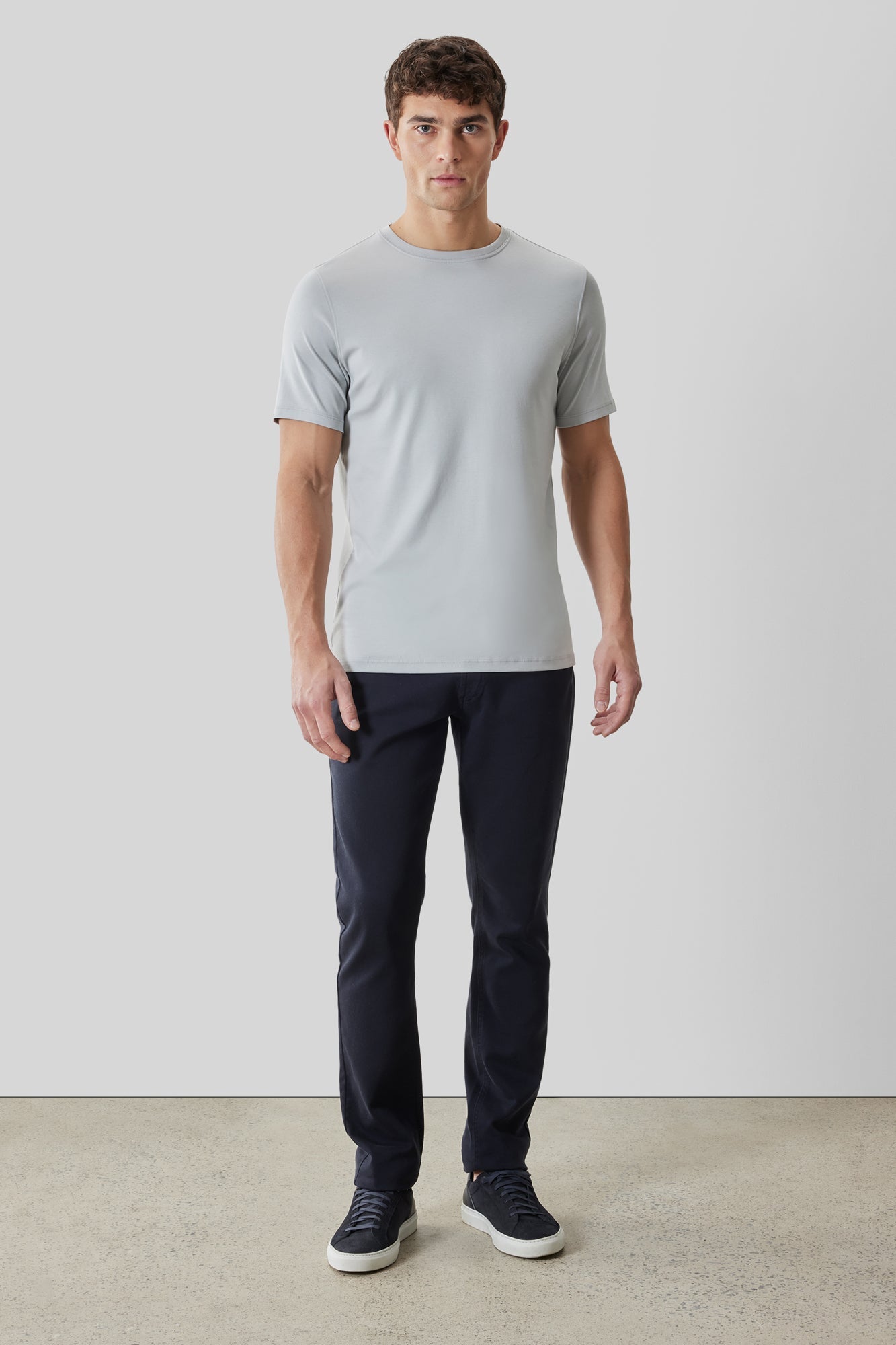 T-Shirt pour homme par Robert Barakett | 23336 Georgia Gris Colombe | Boutique Vvög, vêtements mode pour homme et femme
