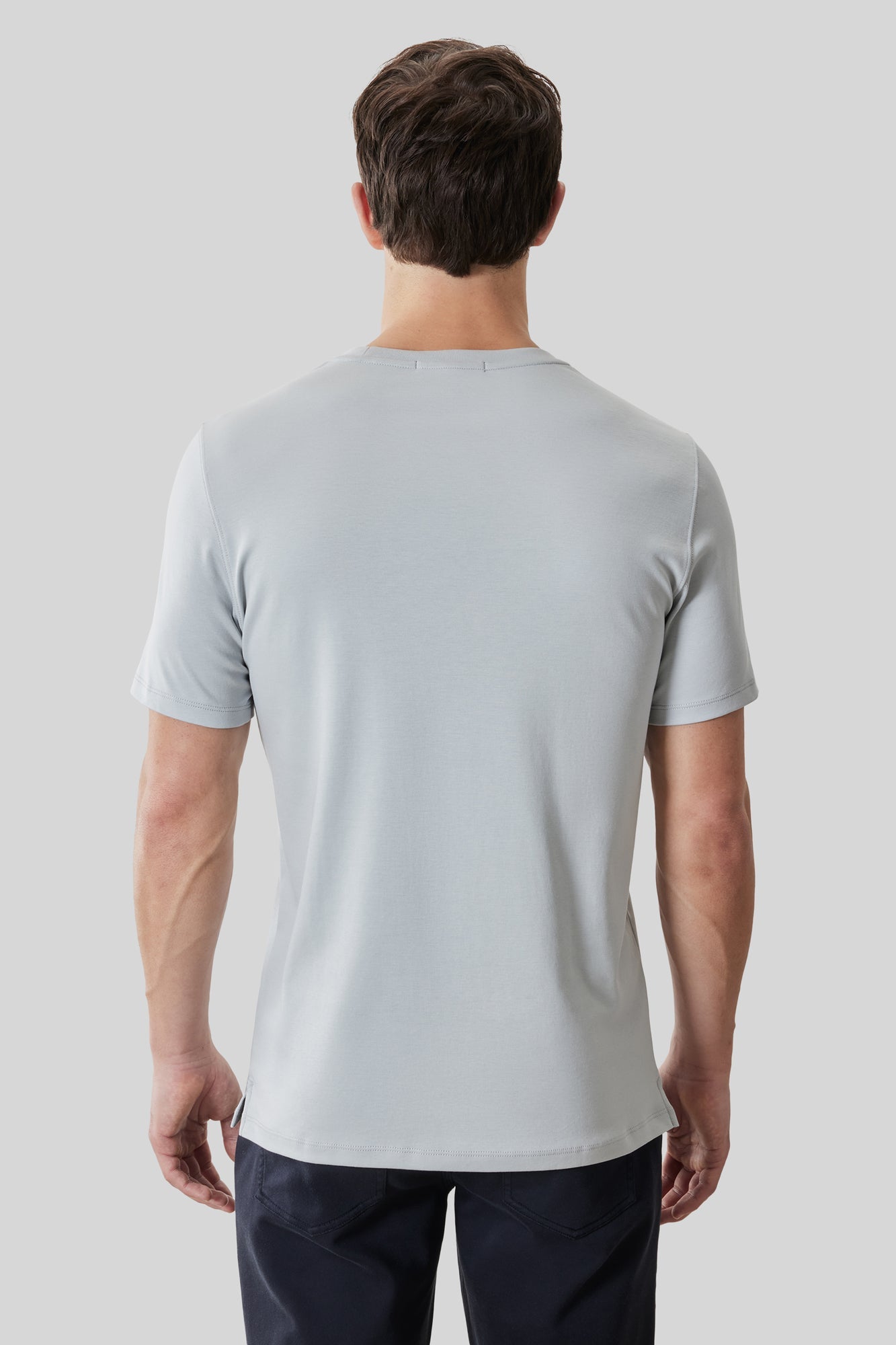 T-Shirt pour homme par Robert Barakett | 23336 Georgia Gris Colombe | Boutique Vvög, vêtements mode pour homme et femme