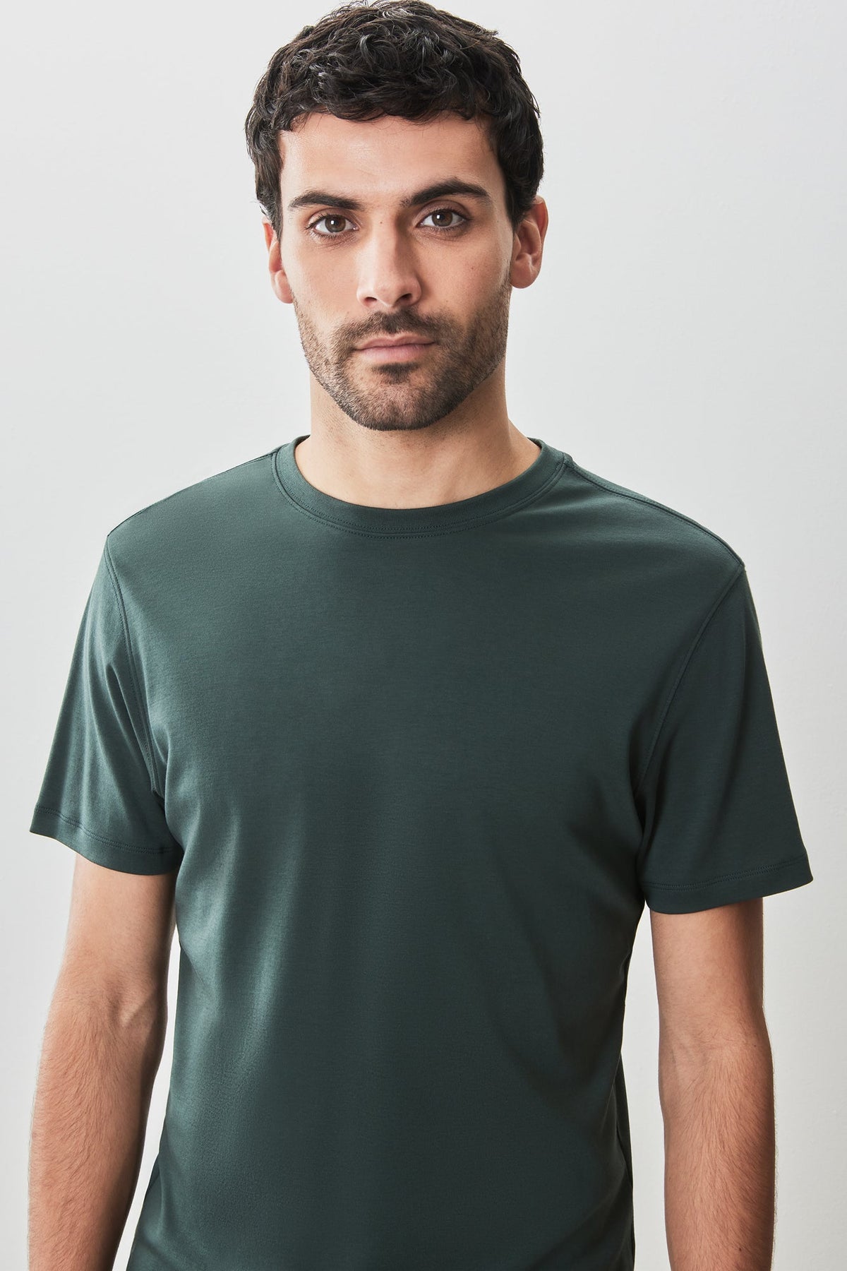 T-shirt à manches courtes pour homme par Robert Barakett | 23336 Georgia Vert Foncé | Boutique Vvög, vêtements mode pour homme et femme