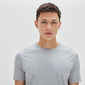T-shirt à manches courtes pour homme par Robert Barakett | 23336 Georgia Gris | Boutique Vvög, vêtements mode pour homme et femme