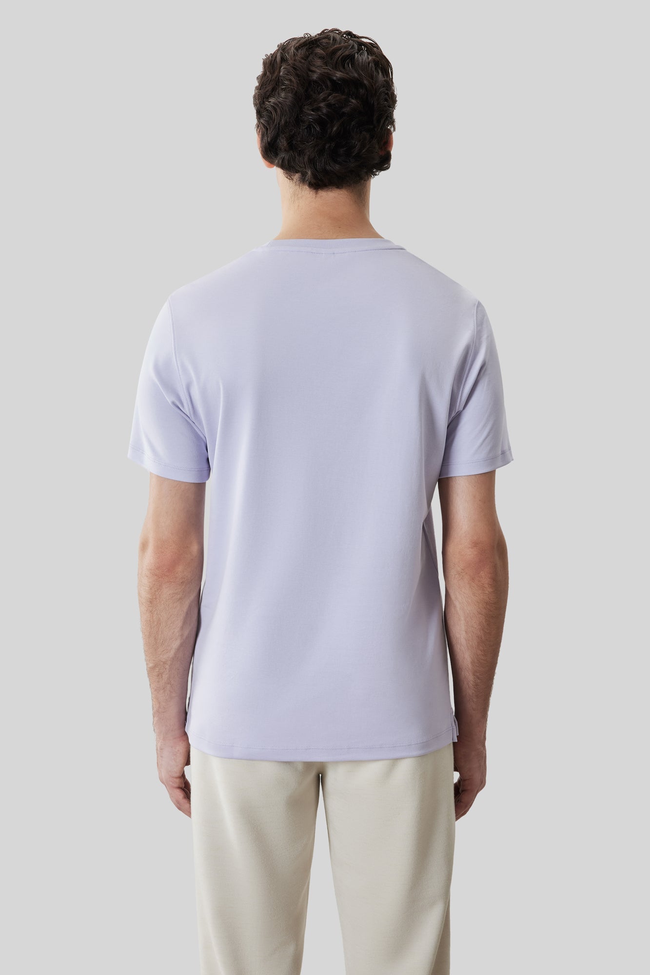 T-Shirt pour homme par Robert Barakett | 23336 Georgia Lilas Brume | Boutique Vvög, vêtements mode pour homme et femme