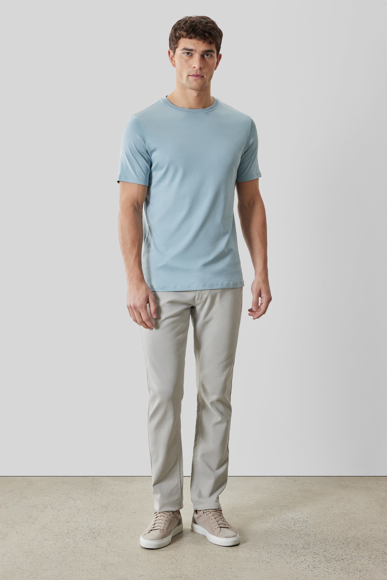 T-Shirt pour homme par Robert Barakett | 23336 Georgia Sarcelle Douce | Boutique Vvög, vêtements mode pour homme et femme
