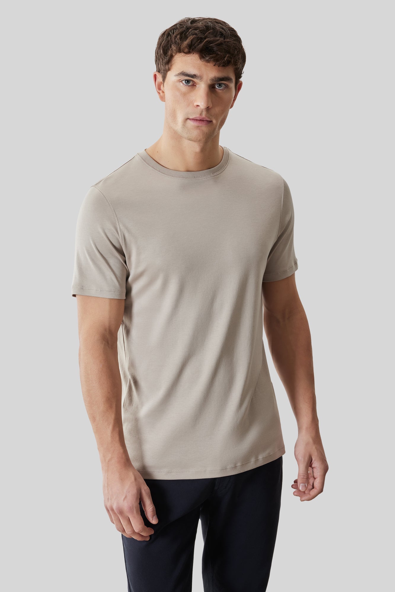 T-Shirt pour homme par Robert Barakett | 23336 Georgia Ficelle | Boutique Vvög, vêtements mode pour homme et femme
