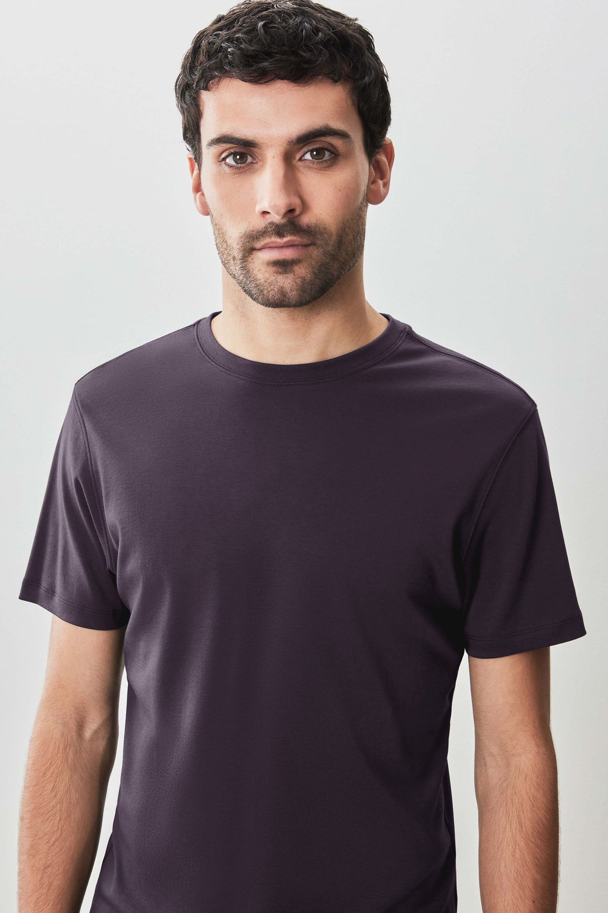 T-Shirt pour homme par Robert Barakett | Georgia 23336 Violet Hivernal | Boutique Vvög, vêtements mode pour homme et femme