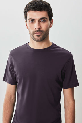 T-Shirt pour homme par Robert Barakett | Georgia 23336 Violet Hivernal | Boutique Vvög, vêtements mode pour homme et femme