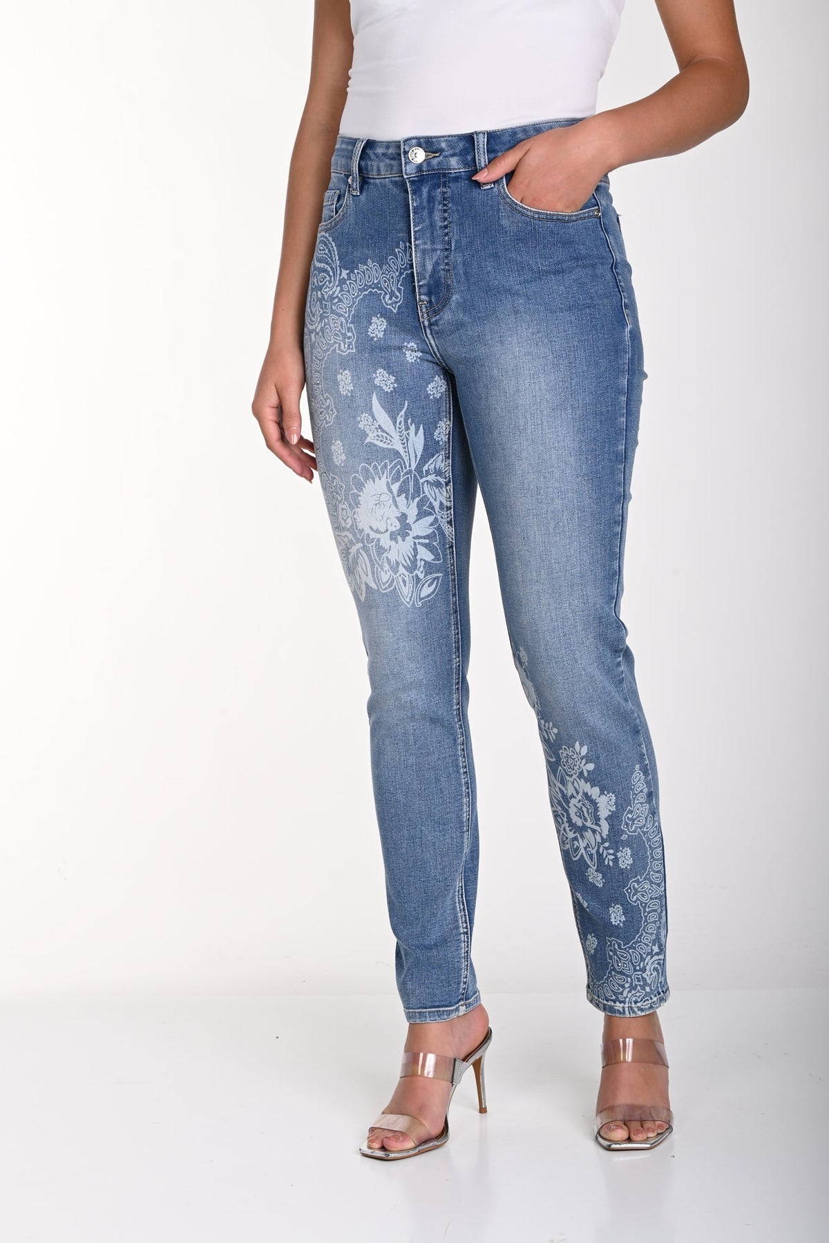 Pantalon pour femme par Frank Lyman | 241305U Bleu | Boutique Vvög, vêtements mode pour homme et femme