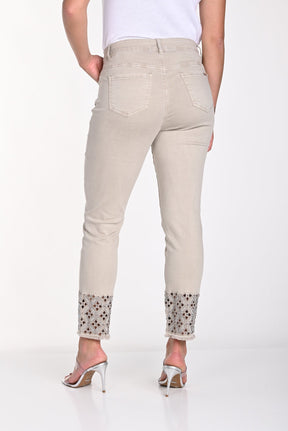 Pantalon pour femme par Frank Lyman | 241314U Beige | Boutique Vvög, vêtements mode pour homme et femme