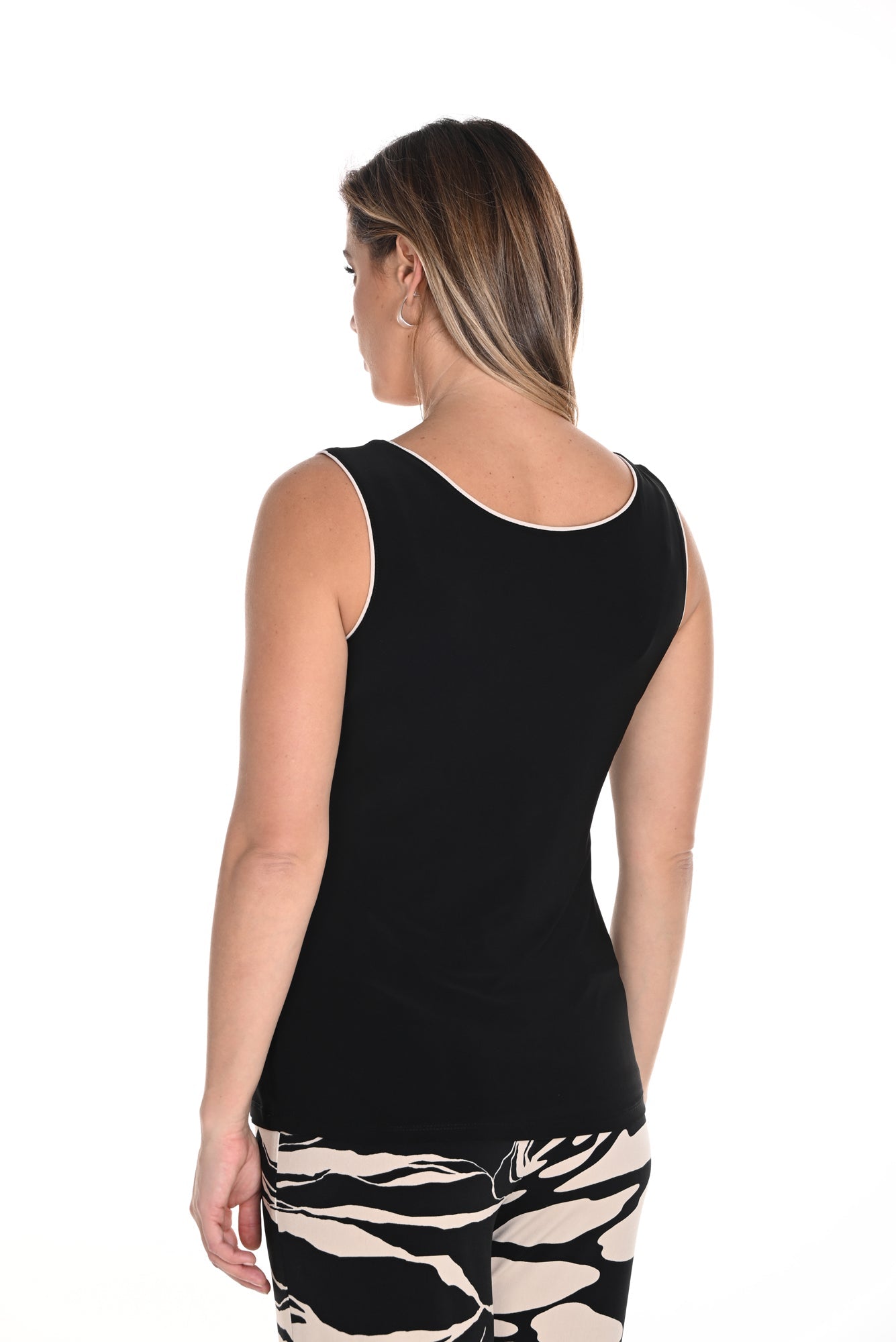 Camisole pour femme par Frank Lyman | 243011 BLACK/BEIGE | Boutique Vvög, vêtements mode pour homme et femme