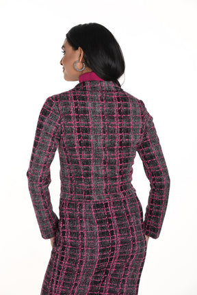 Veston pour femme par Frank Lyman | 243130 PINK/BLACK | Boutique Vvög, vêtements mode pour homme et femme