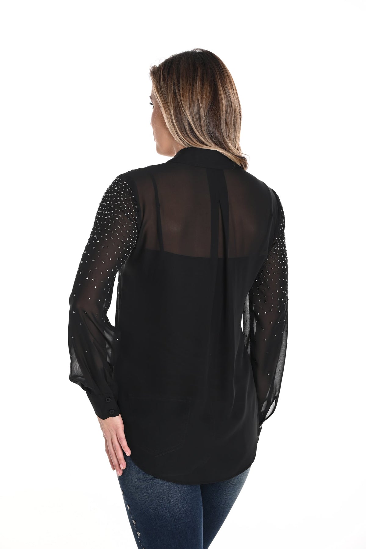 Blouse pour femme par Frank Lyman | 243414U BLACK | Boutique Vvög, vêtements mode pour homme et femme