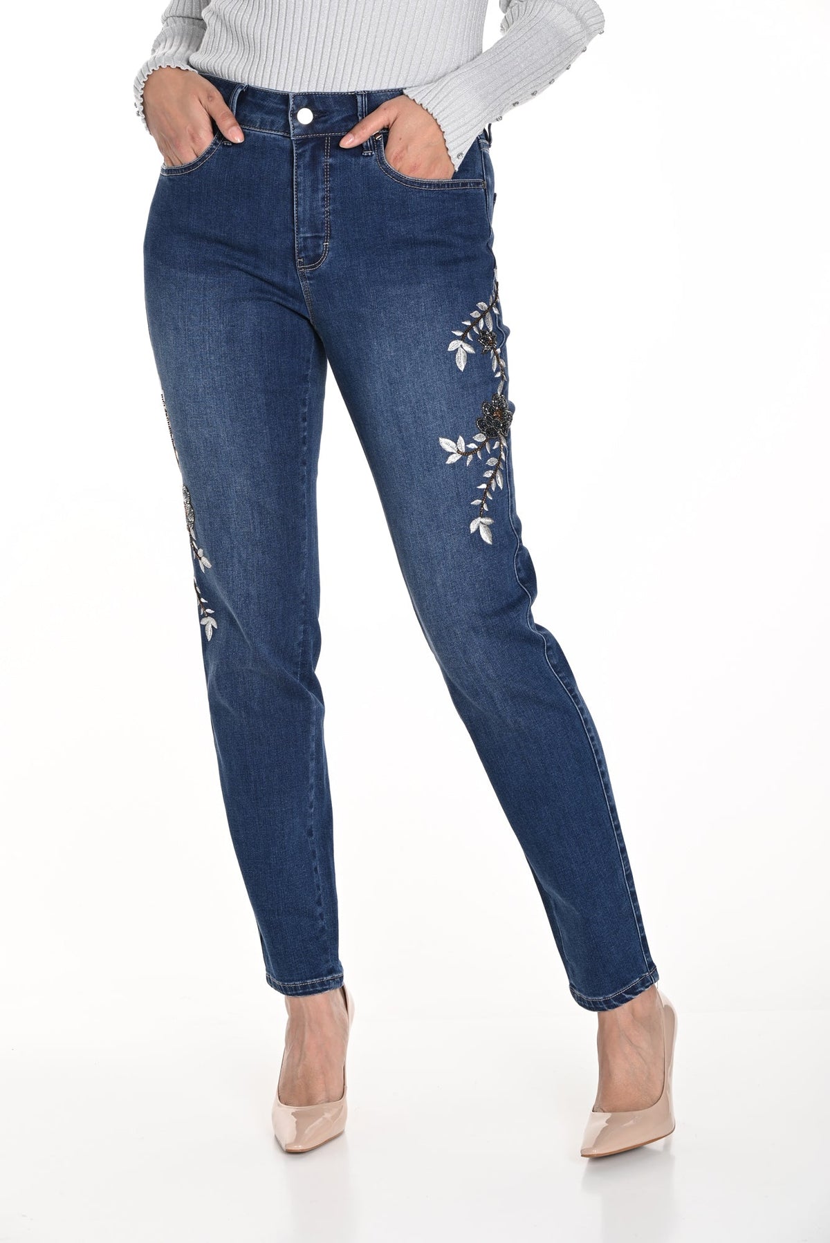 Jeans pour femme par Frank Lyman | 243459U BLUE | Boutique Vvög, vêtements mode pour homme et femme