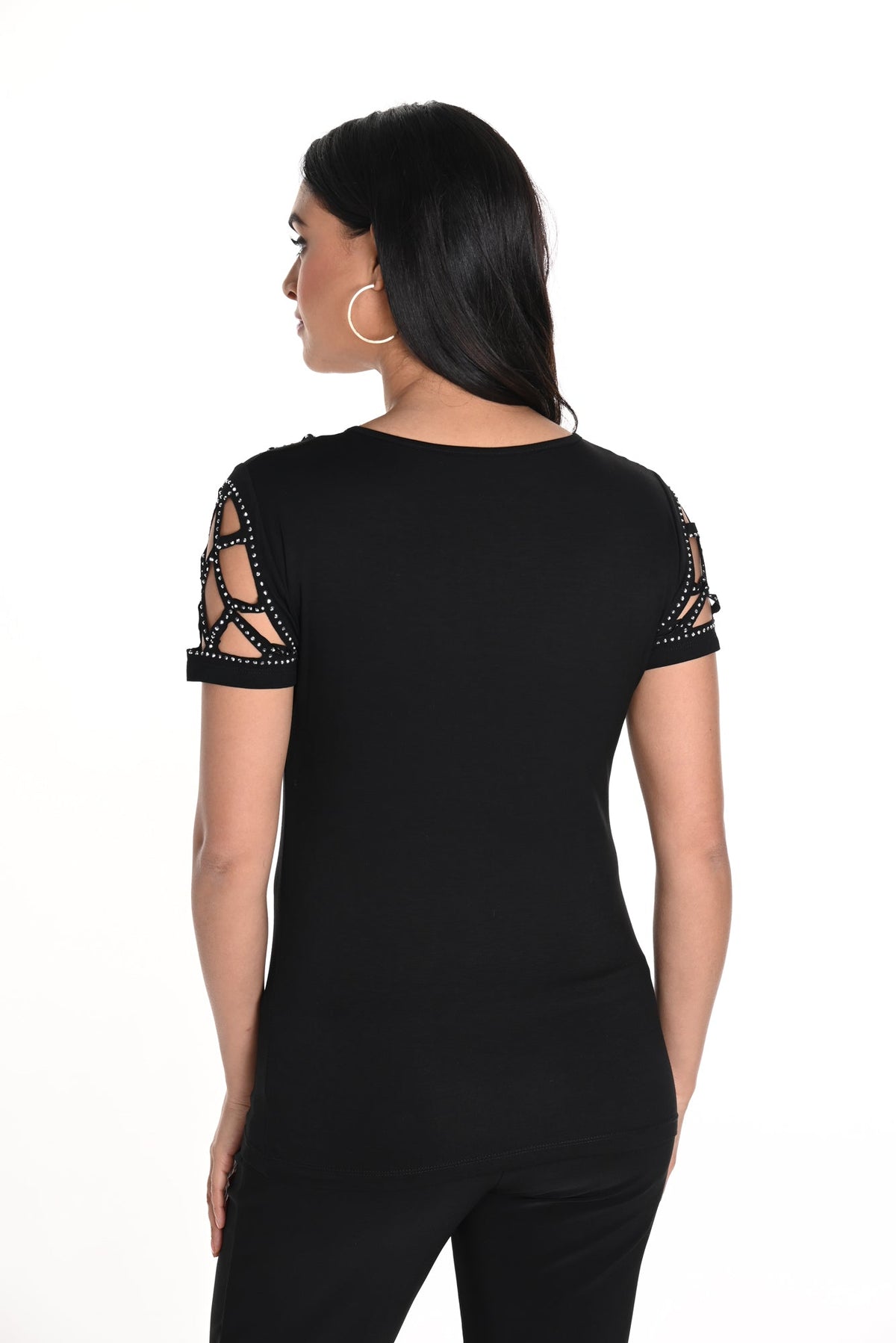 T-Shirt pour femme par Frank Lyman | 243465U Noir | Boutique Vvög, vêtements mode pour homme et femme