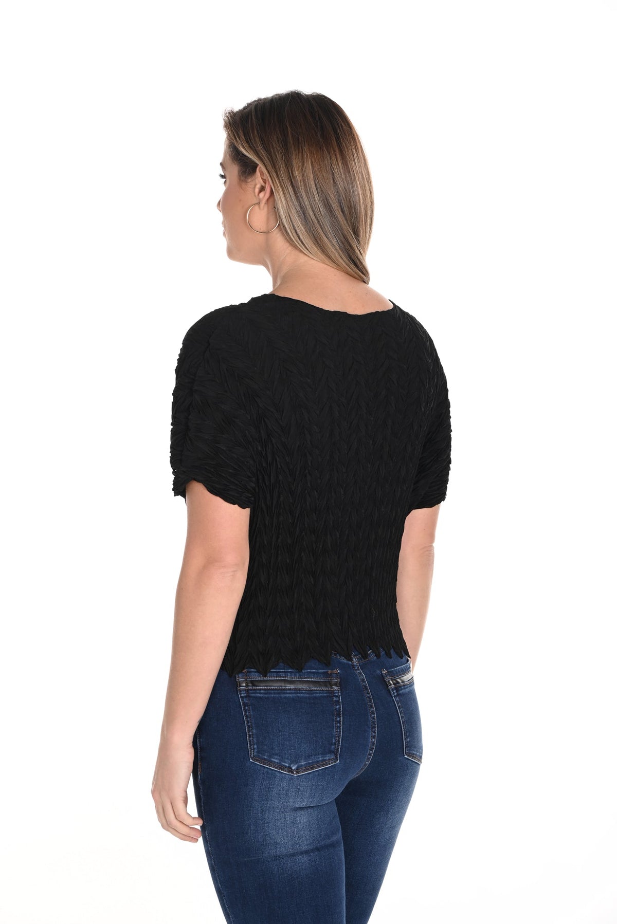 T-Shirt pour femme par Frank Lyman | 243501U BLACK | Boutique Vvög, vêtements mode pour homme et femme