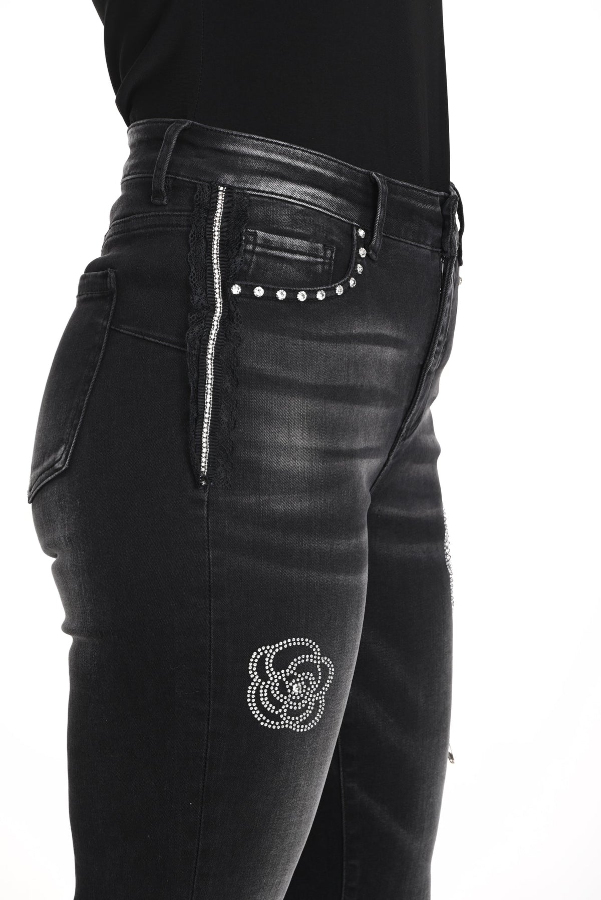 Jeans pour femme par Frank Lyman | 243517U CHARCOAL | Boutique Vvög, vêtements mode pour homme et femme