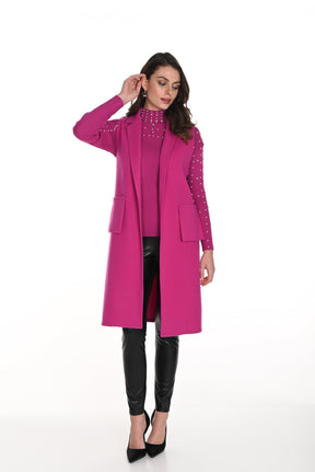 Veste cardigan pour femme par Frank Lyman | 243616 FUCHSIA | Boutique Vvög, vêtements mode pour homme et femme