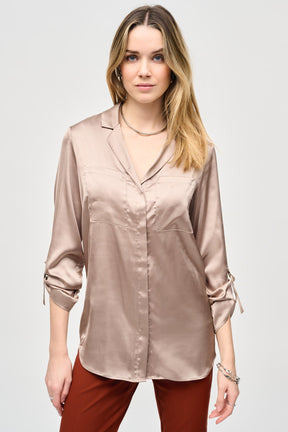 Blouse pour femme par Joseph Ribkoff | 243919 Dune | Boutique Vvög, vêtements mode pour homme et femme