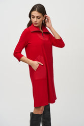 Robe pour femme par Joseph Ribkoff | 244045 Rouge | Boutique Vvög, vêtements mode pour homme et femme