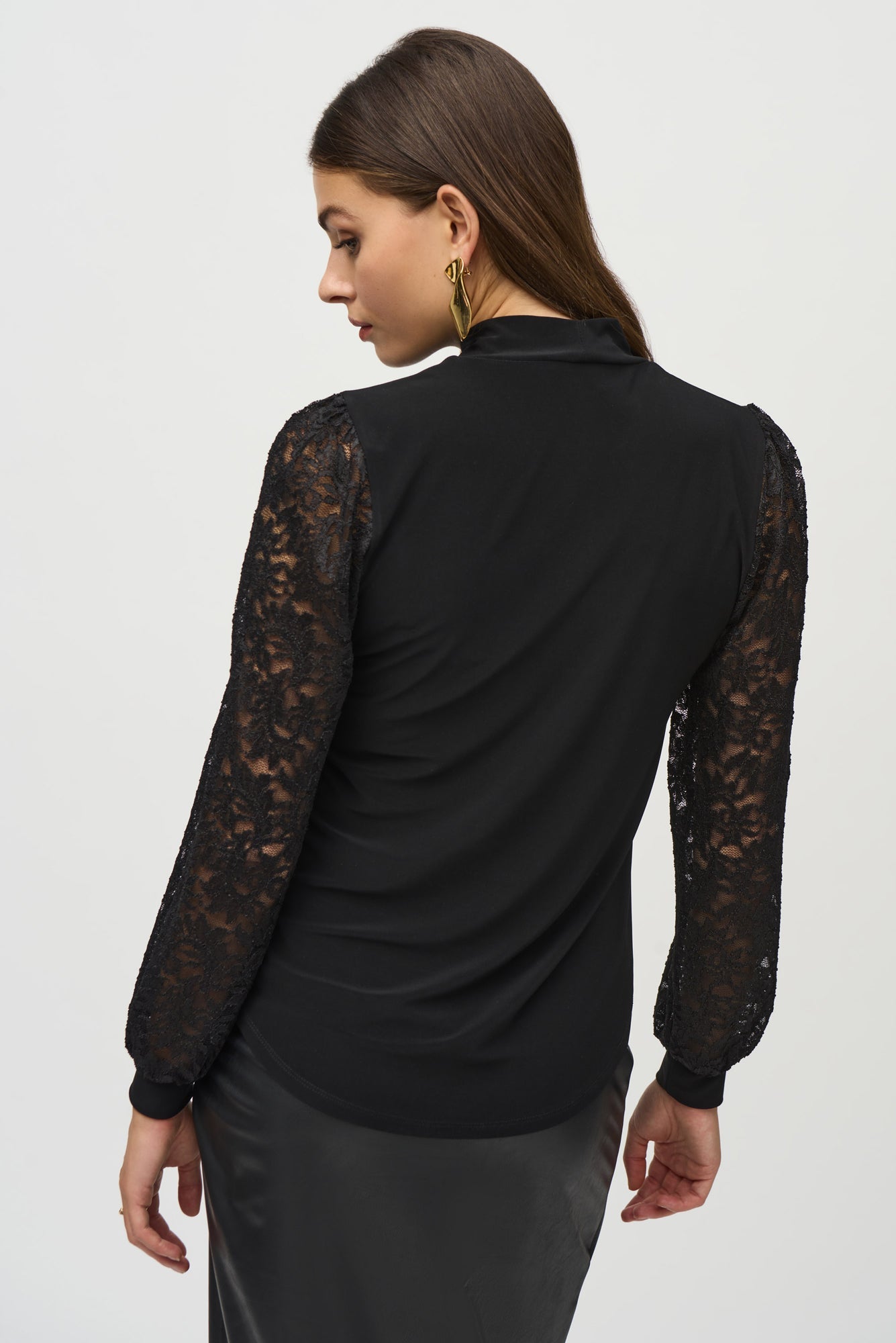 Chandail manches longues pour femme par Joseph Ribkoff | 244086 Noir | Boutique Vvög, vêtements mode pour homme et femme