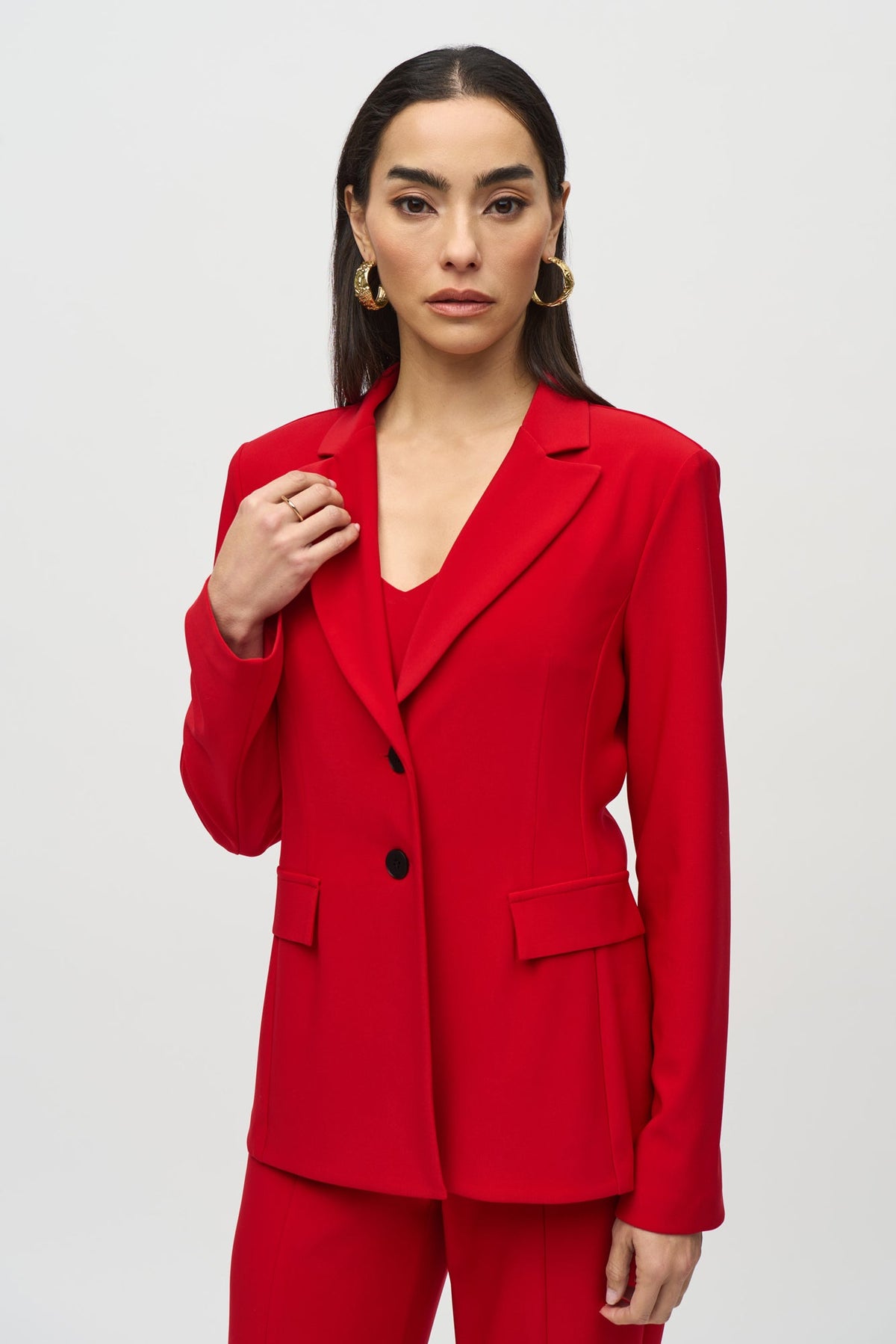 Veston pour femme par Joseph Ribkoff | 244095 Rouge | Boutique Vvög, vêtements mode pour homme et femme