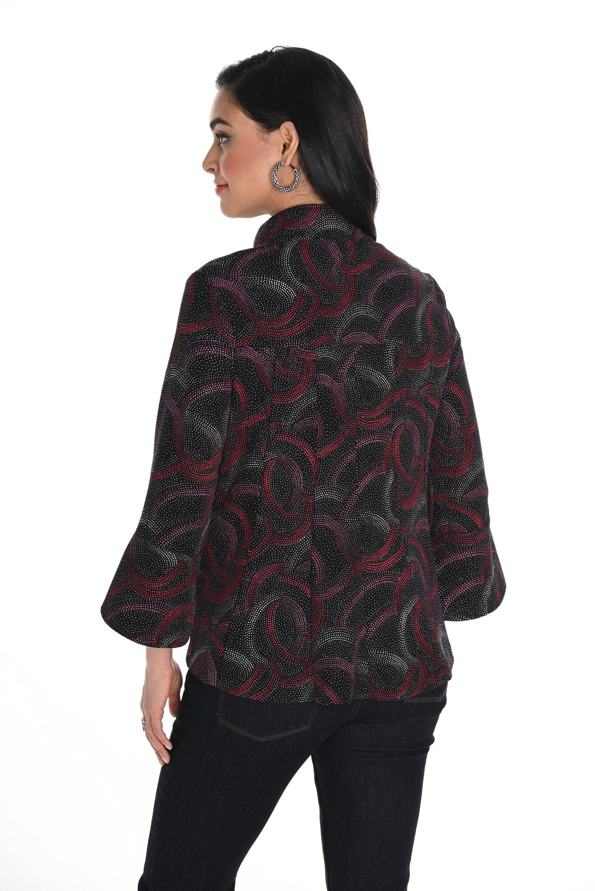 Veste pour femme par Frank Lyman | 244122 BLACK/RED | Boutique Vvög, vêtements mode pour homme et femme