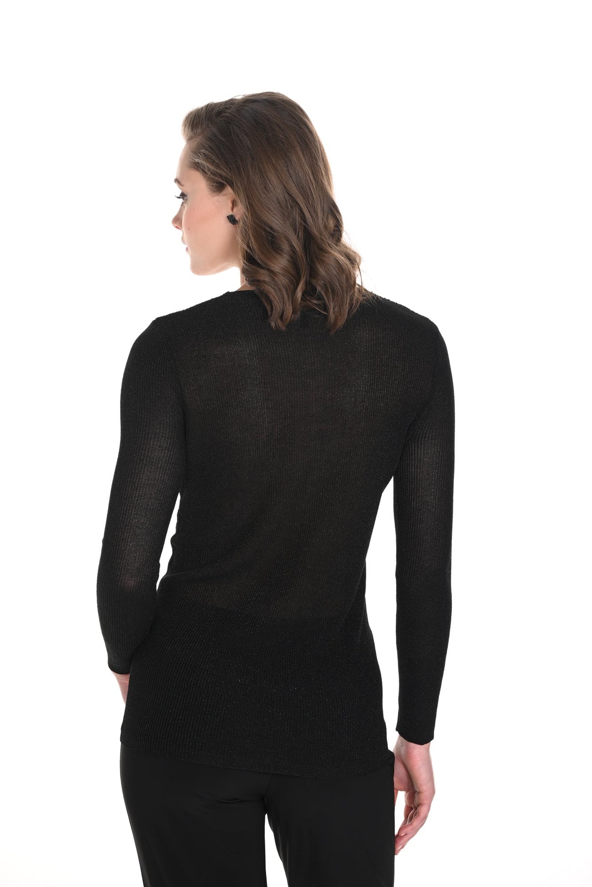 Chandail manches longues pour femme par Frank Lyman | 244607U Noir | Boutique Vvög, vêtements mode pour homme et femme