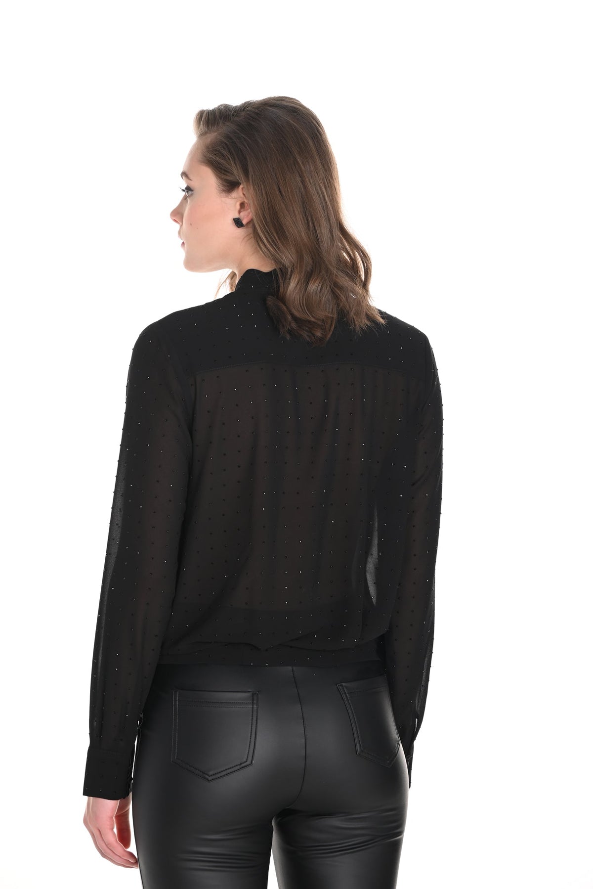 Blouse pour femme par Frank Lyman | 244613U Noir | Boutique Vvög, vêtements mode pour homme et femme