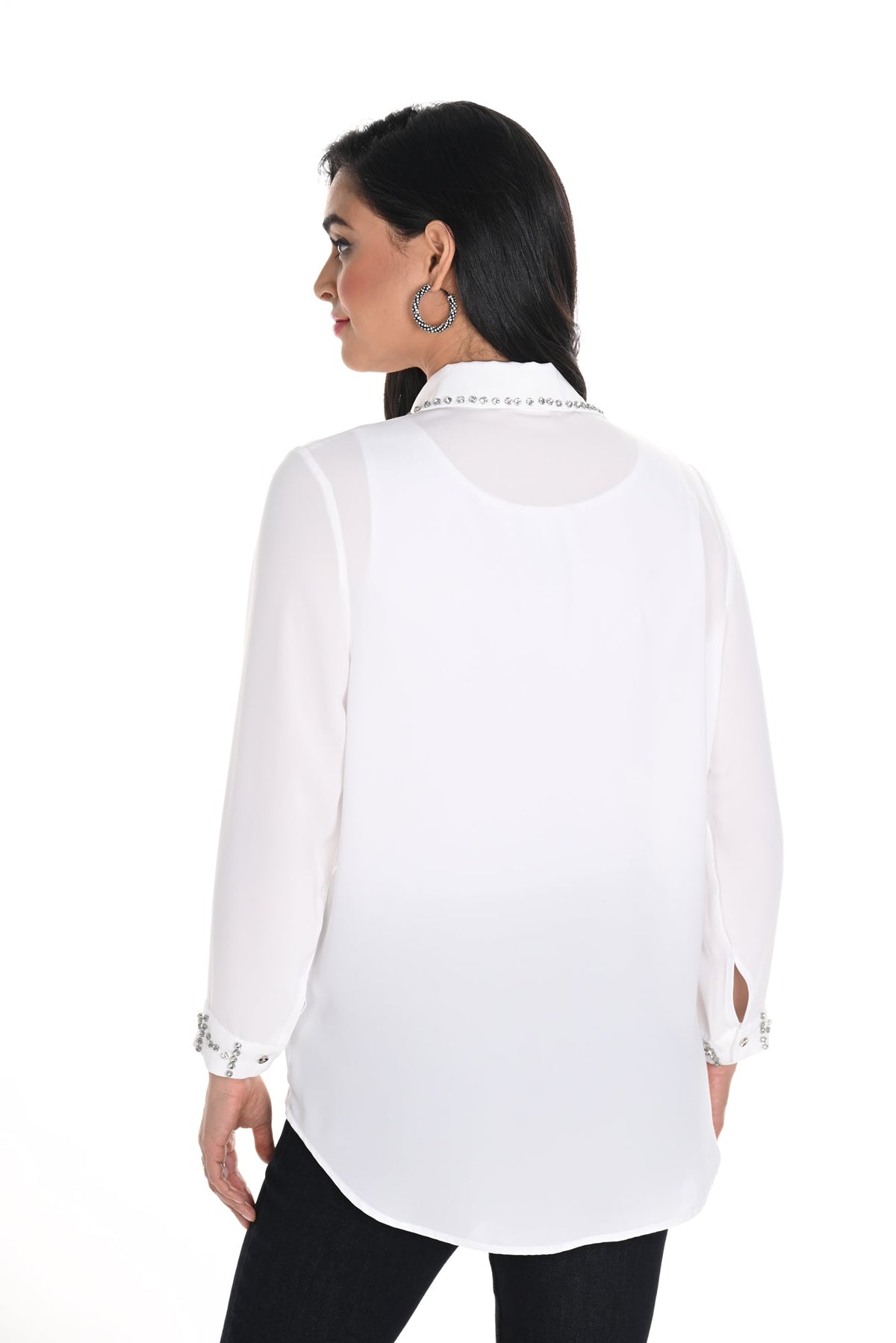 Blouse pour femme par Frank Lyman | 244674U Blanc | Boutique Vvög, vêtements mode pour homme et femme