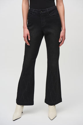 Pantalon pour femme par Joseph Ribkoff | 244949 Noir | Boutique Vvög, vêtements mode pour homme et femme