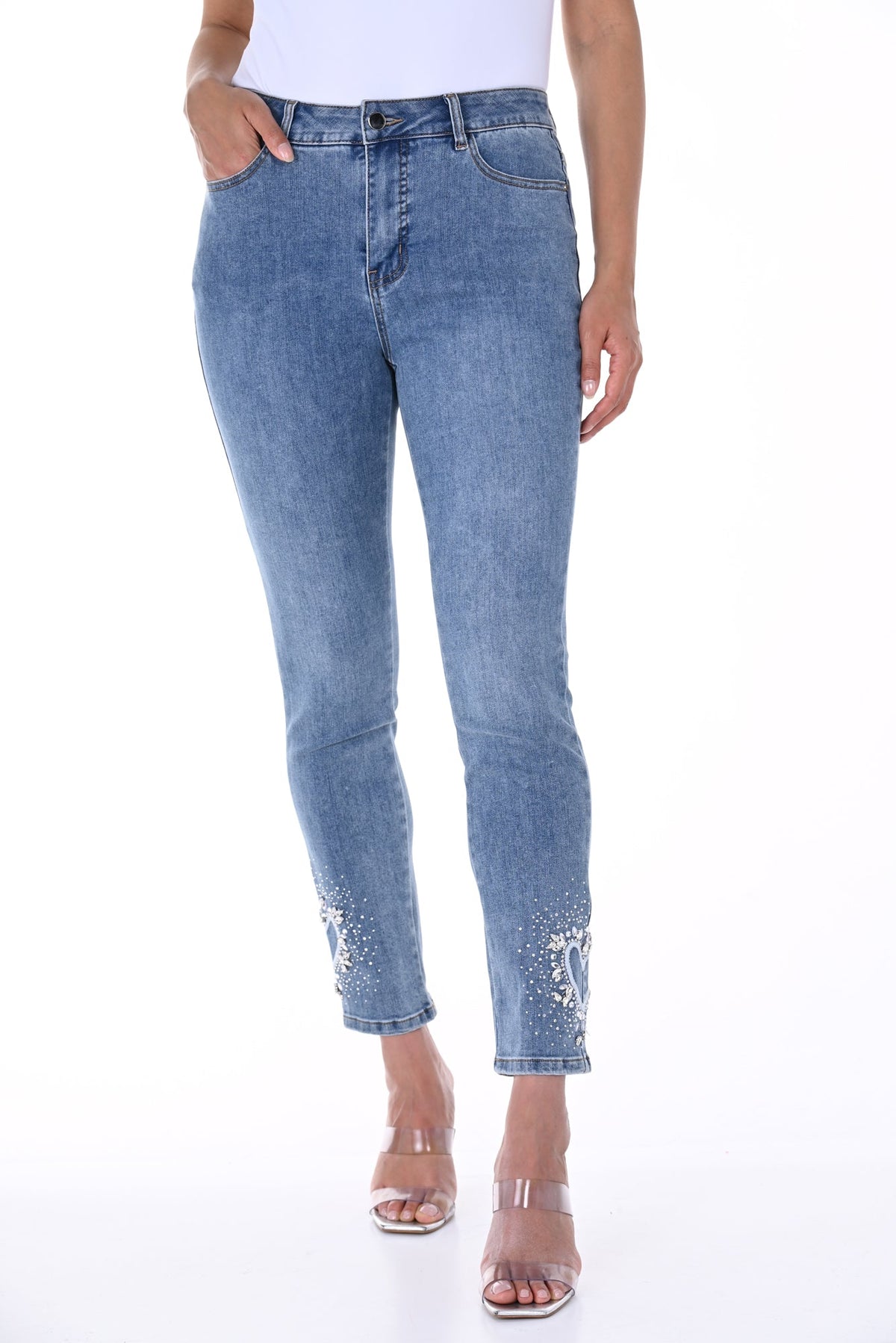 Jeans pour femme par Frank Lyman | 246205U BLUE/305 | Boutique Vvög, vêtements mode pour homme et femme