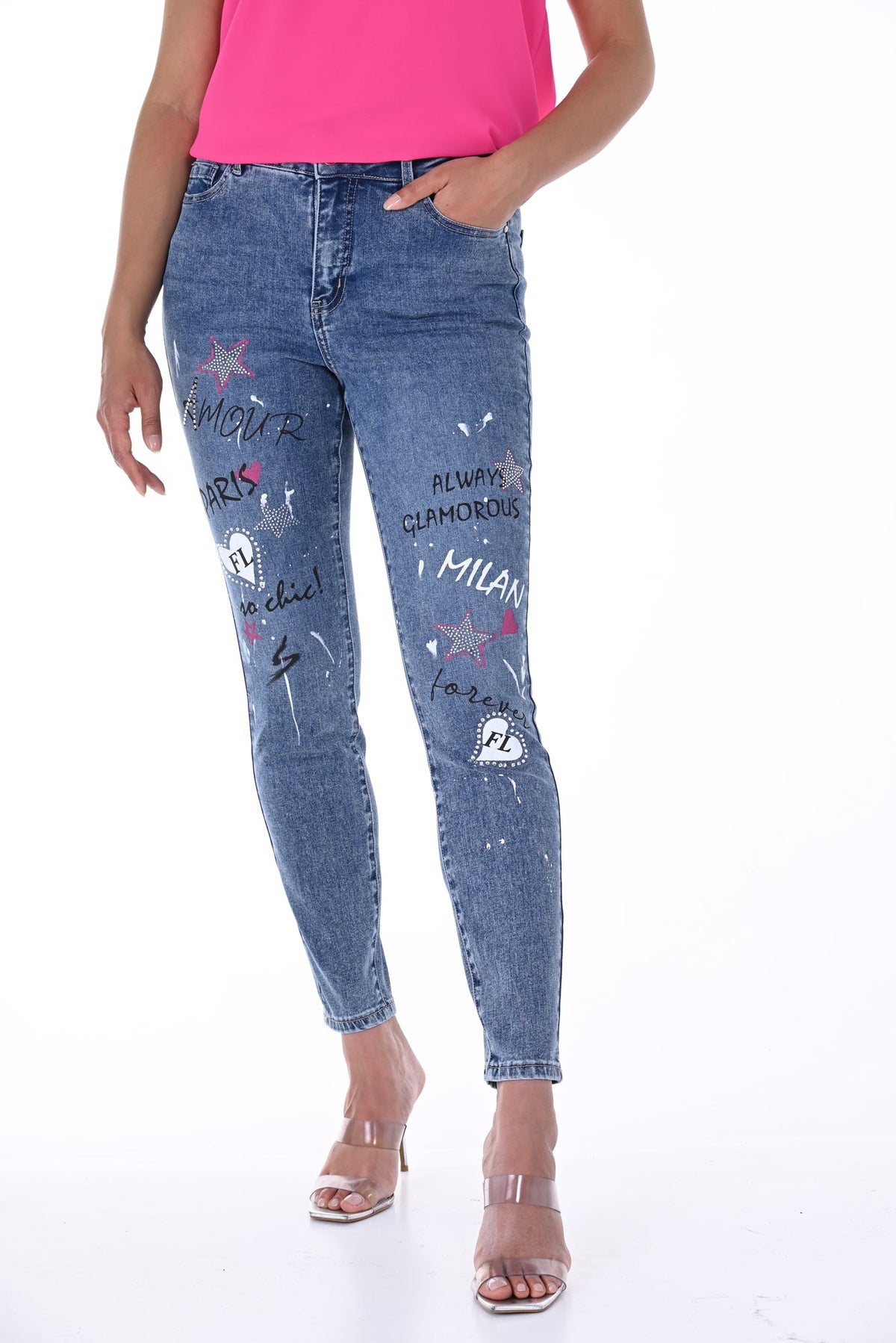 Jeans pour femme par Frank Lyman | 246213U DENIM | Boutique Vvög, vêtements mode pour homme et femme