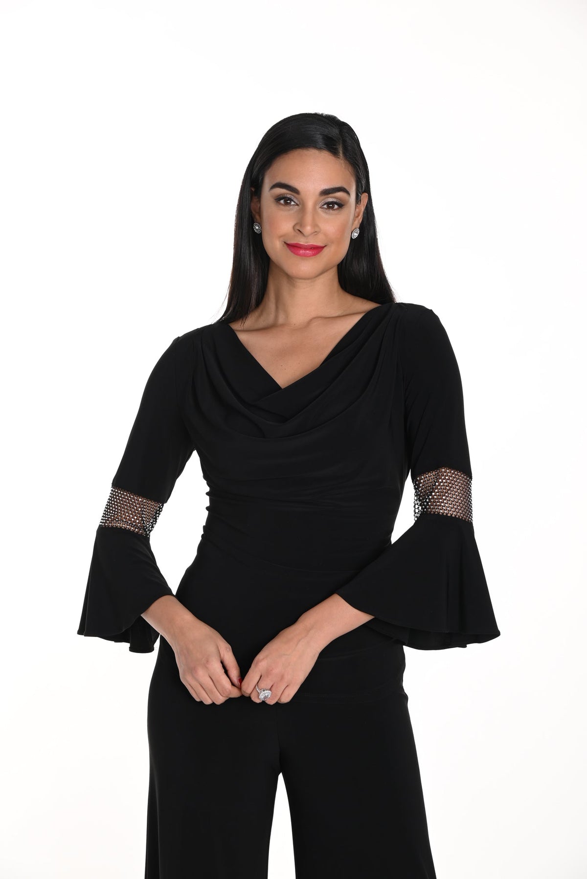 Chandail manches longues pour femme par Frank Lyman | 249025 Noir | Boutique Vvög, vêtements mode pour homme et femme