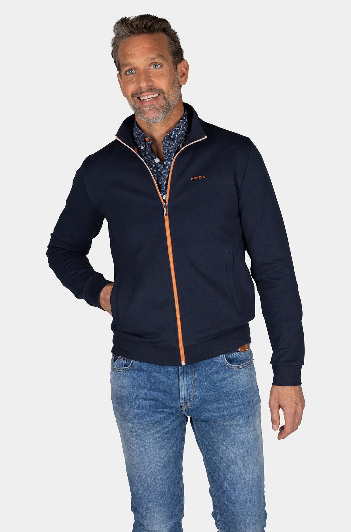 Veste pour homme par NZA | 24GN300 Marine D'Automne | Boutique Vvög, vêtements mode pour homme et femme