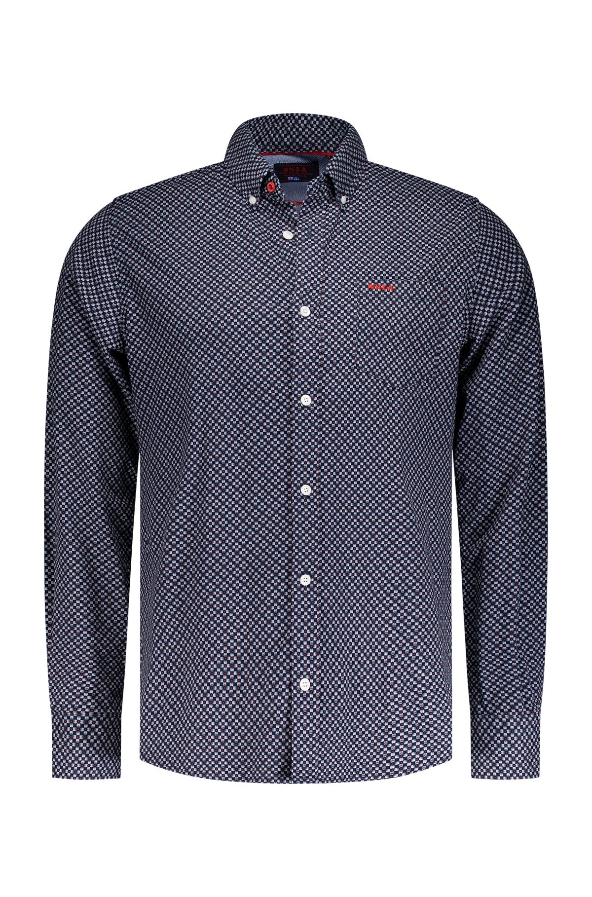 Chemise manches longues pour homme par NZA | 24HN550 Marine D'Hiver | Boutique Vvög, vêtements mode pour homme et femme