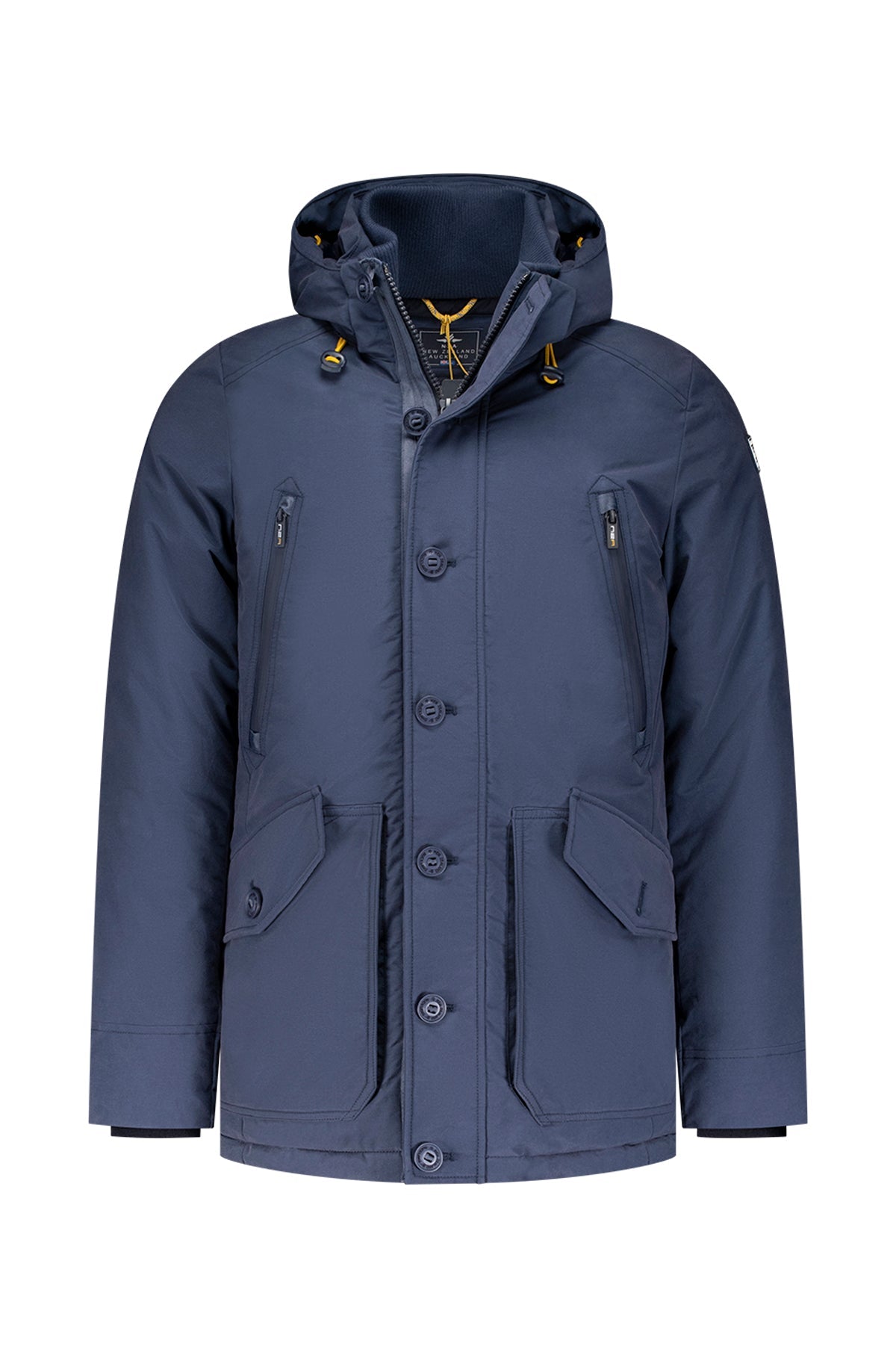 Manteau d'hiver parka pour homme par NZA | 24KN806 Bleu Étain | Boutique Vvög, vêtements mode pour homme et femme