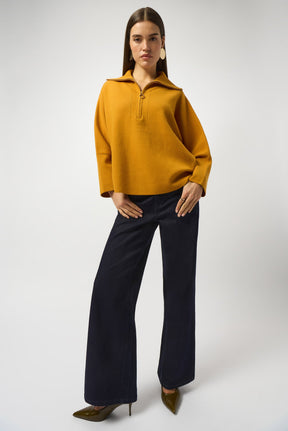 Pantalon pour femme par Joseph Ribkoff | 251968F25 Dark Denim Blue | Boutique Vvög, vêtements mode pour homme et femme