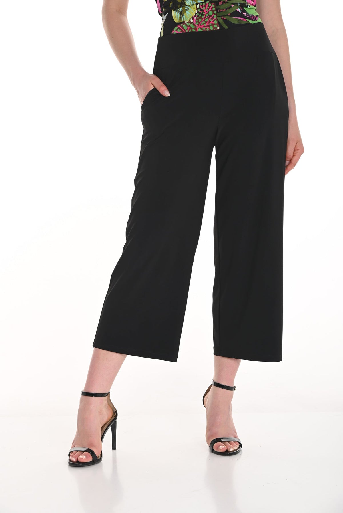 Pantalon 7/8 pour femme par Frank Lyman | 256012 Noir | Boutique Vvög, vêtements mode pour homme et femme