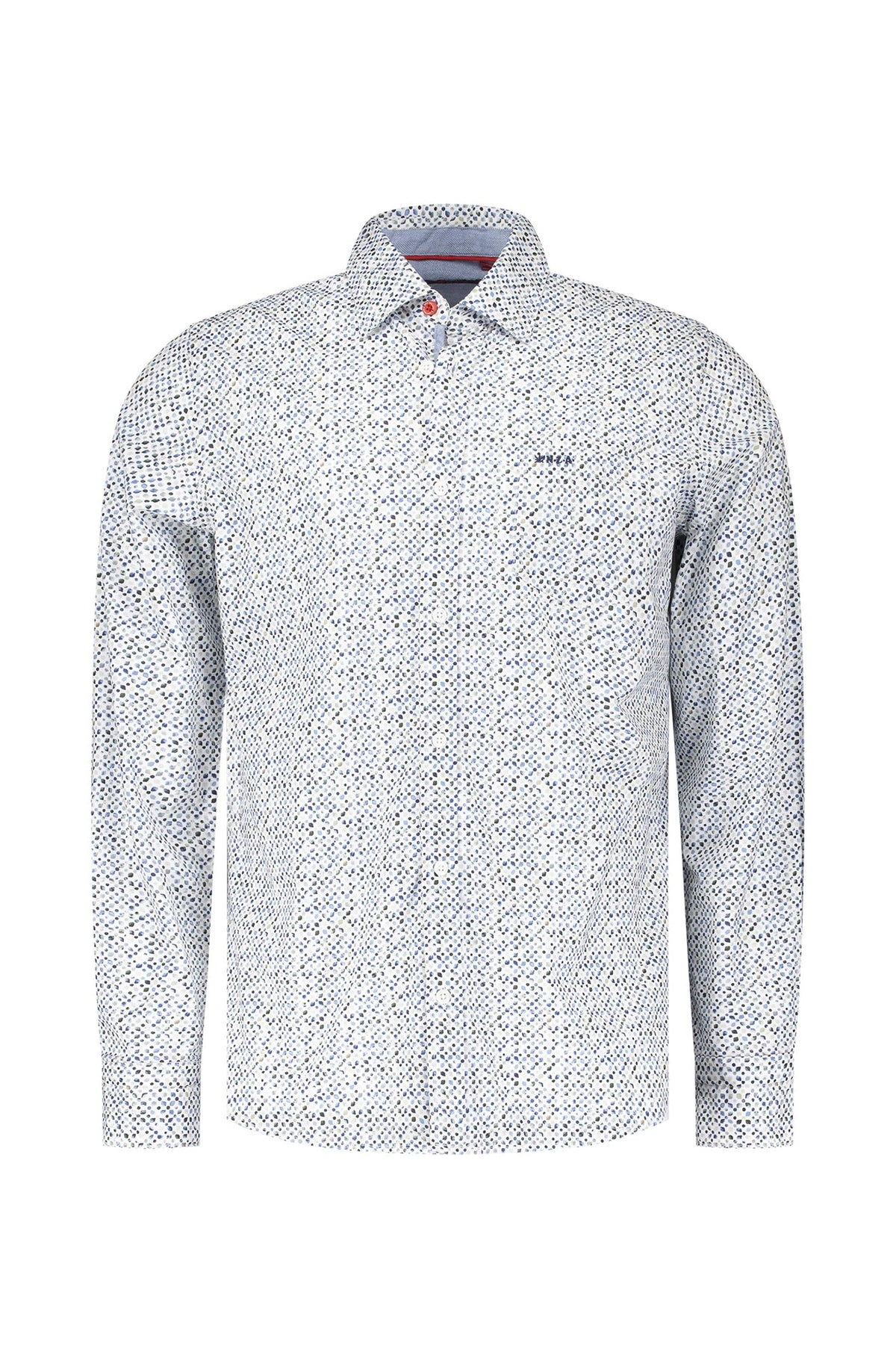 Chemise stretch pour homme par NZA | 25GN540 Écru Multi | Boutique Vvög, vêtements mode pour homme et femme