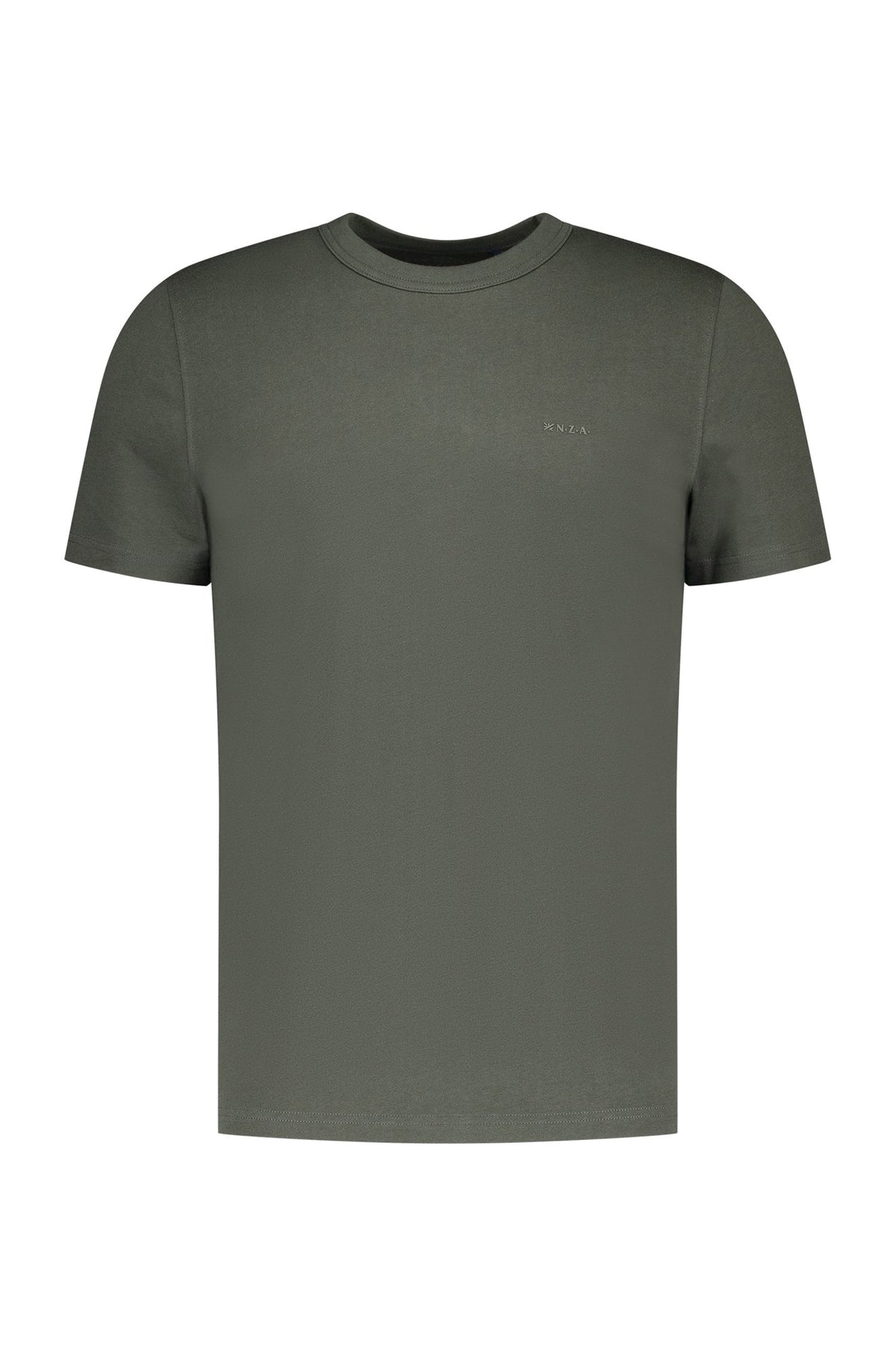 T-shirt col rond pour homme par NZA | 25GN725 Vert Mousse | Boutique Vvög, vêtements mode pour homme et femme