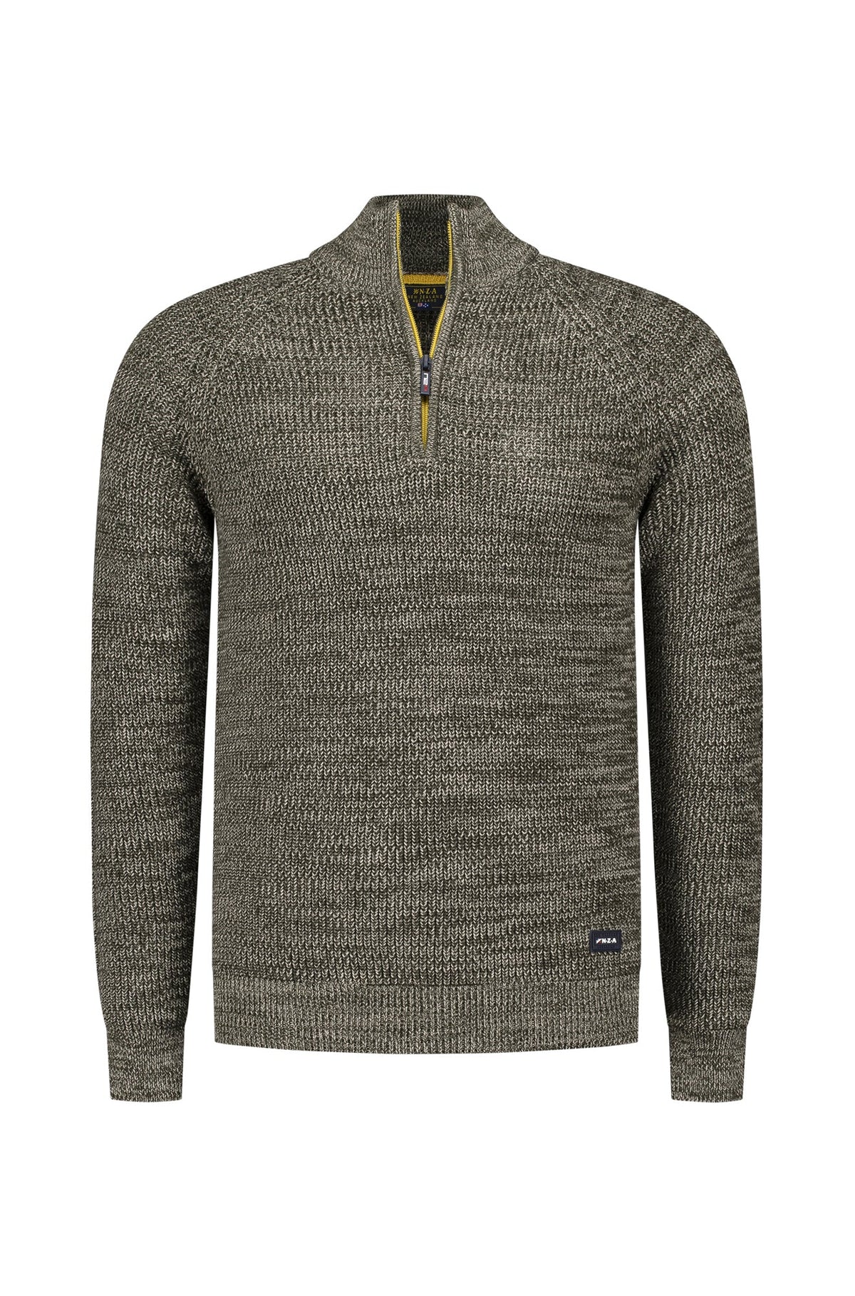 Chandail demi-zip pour homme par NZA | 25HN472 Vert Bouteille | Boutique Vvög, vêtements mode pour homme et femme