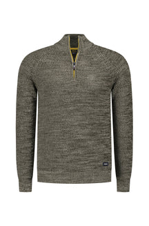 Chandail demi-zip pour homme par NZA | 25HN472 Vert Bouteille | Boutique Vvög, vêtements mode pour homme et femme