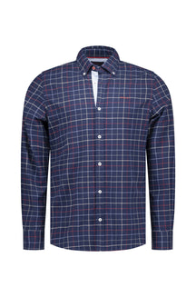Chemise stretch pour homme par NZA | 25HN520 Marine Icône | Boutique Vvög, vêtements mode pour homme et femme